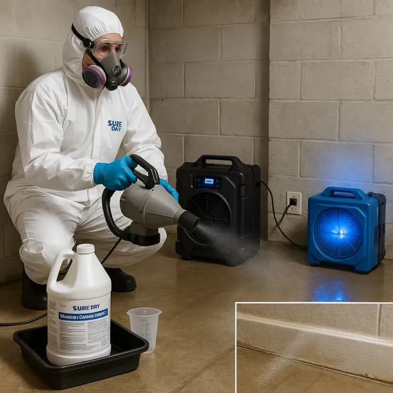 Sanitization and Odor Removal process in Charlestown, IN